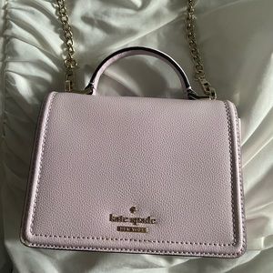 Lilac kate spade crossbody clutch